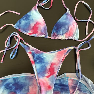Set bikini Shein con pareo taglia M