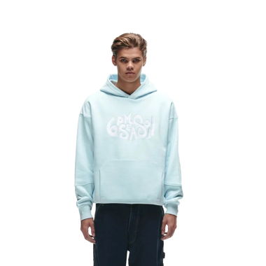 6PM Season Hellblauer Hoodie