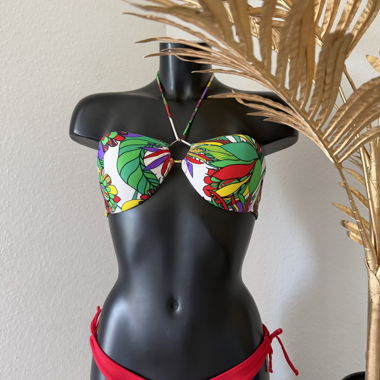 Bikini triangle floral brésilien 