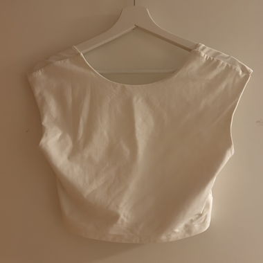Weisses Crop Top M