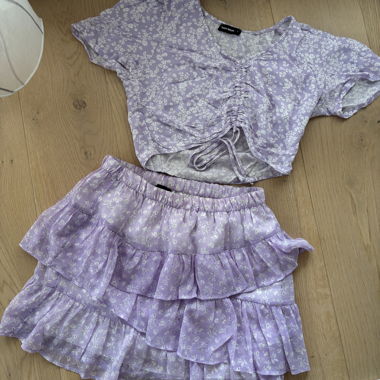 Set due pezzi TALLY WEiJL lilla taglia S