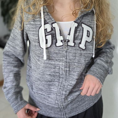 GAP Kapuzenjacke grau