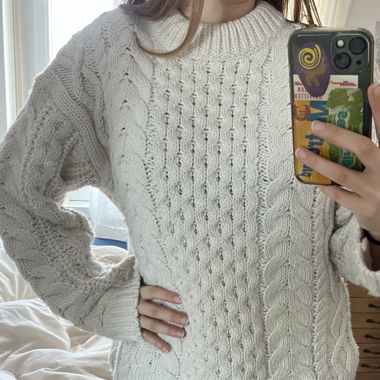 Knitted sweater cozy Rory Gilmore sweater