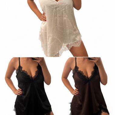 Set top in pizzo / vestaglia tipo negligé