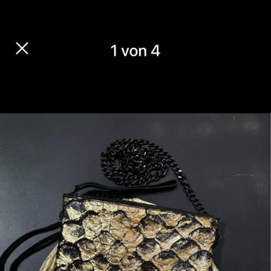 Realtrue luxus Clutch aus Pirarucu Fischleder