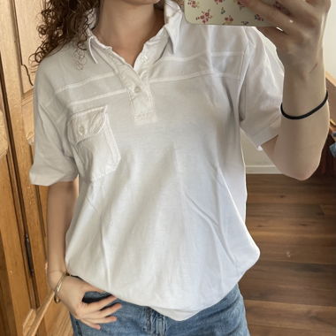 Polo blanc