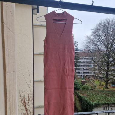Kleid lang rosa