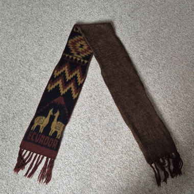 Wool Scarf with Pattern