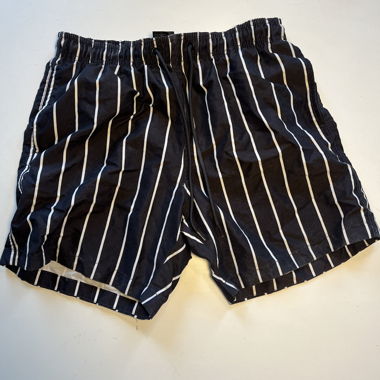 Costume da bagno a righe nero