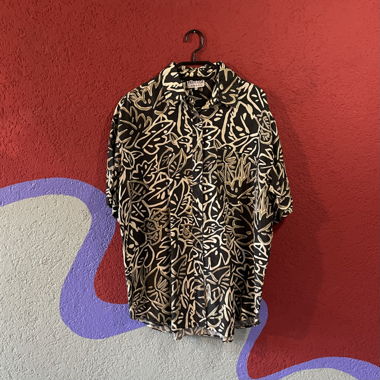 CHEMISE EN SOIE VINTAGE XL