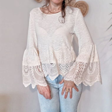 Hemd Boho Mango S