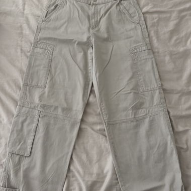 Pantalon cargo gris