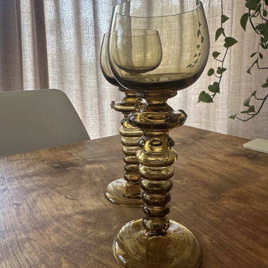 Pair of Amber Glasses