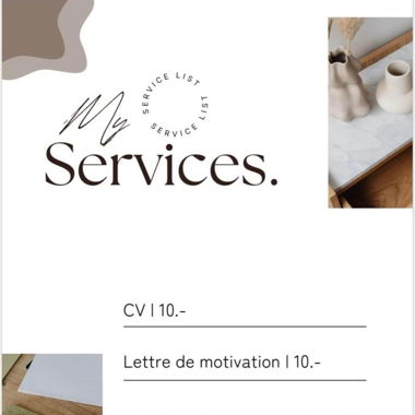 CV et Lettre de motivation 