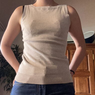 Zara Stricktop ohne Aermel