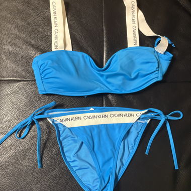 Bikini Calvin Klein blu