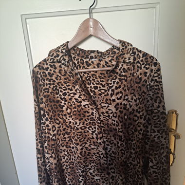 Animal Print Bluse oversize