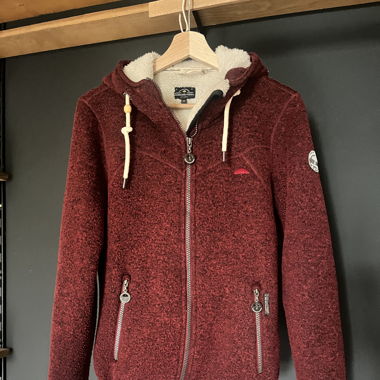 Schmuddelwedda Damen Strickfleecejacke