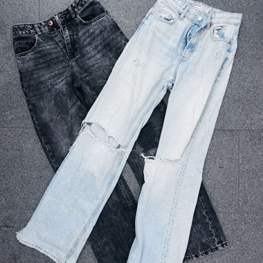 Bershka Wide-Leg-Jeans