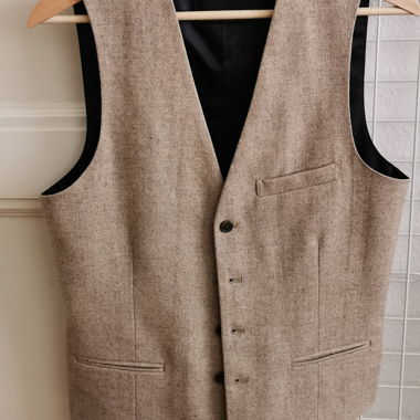 TOPMAN - Beige Waistcoat M