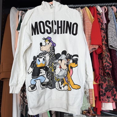 Robe sweat à capuche Moschino x H&M Disney