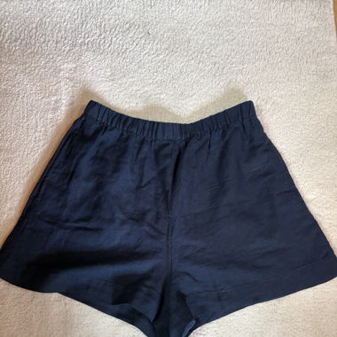Pantalon en lin court