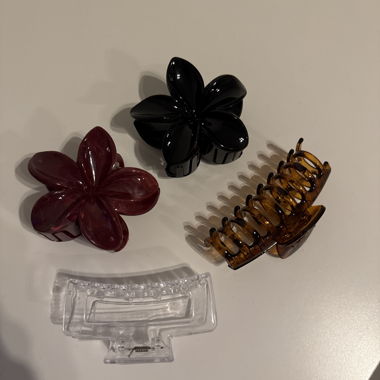 4 fermagli per capelli