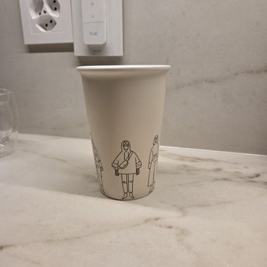 Keramikbecher mit Print