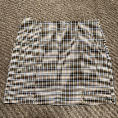 Plaid Short Skirt
