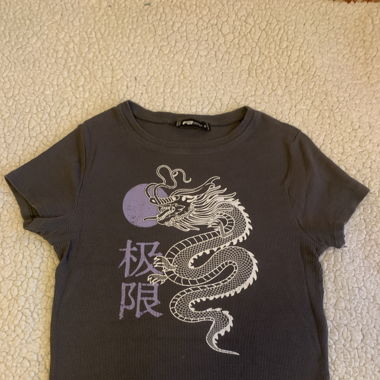 Drachen Tshirt Cropped