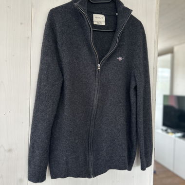 GANT Wolljacke mit Reissverschluss