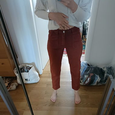 Pantalon rouge Maison 123