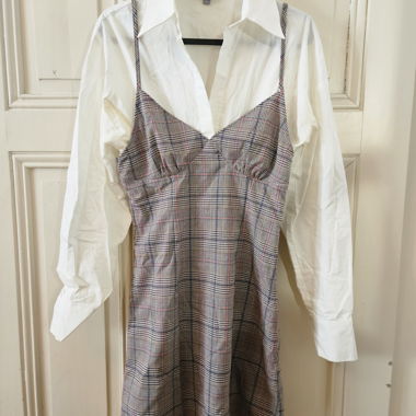 Preppy shirt dress