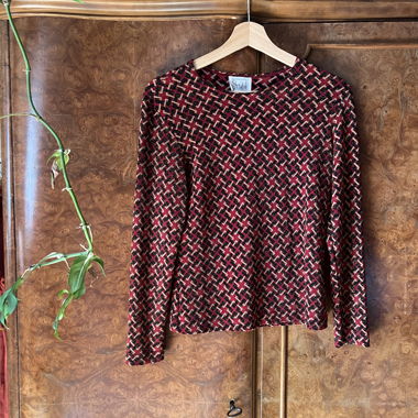 Haut vintage à paillettes