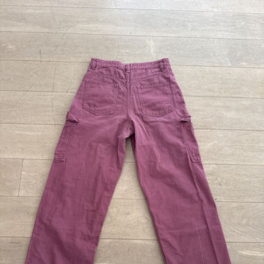 Lange pinke Cargohose 