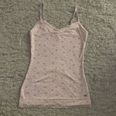 Hollister Spitzentop rosa
