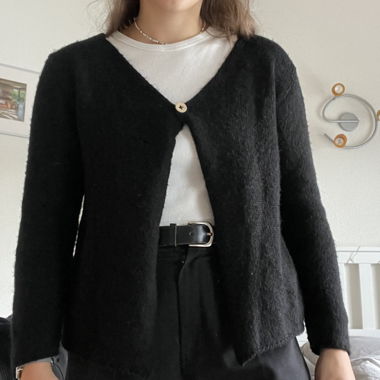 Natura black cardigan