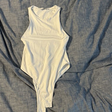 Weisser Body ohne Aermel