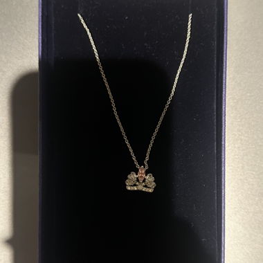 Swarovski Halskette rhodiniert