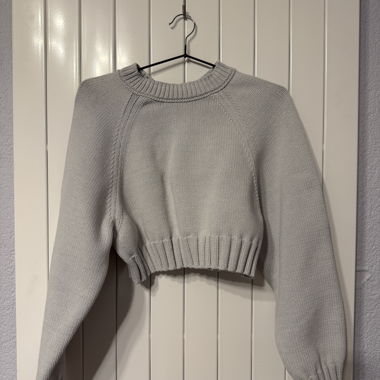 AlexanderWang cropped knit sweater