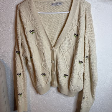 Cardigan brodé 