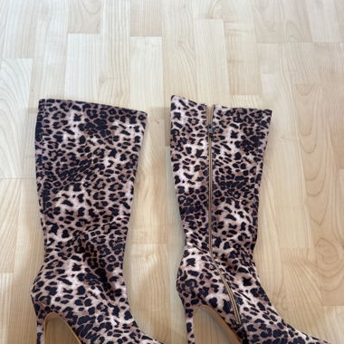 High Heel Boots Leopard