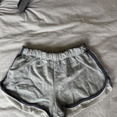 Grey and navy Brandy shorts