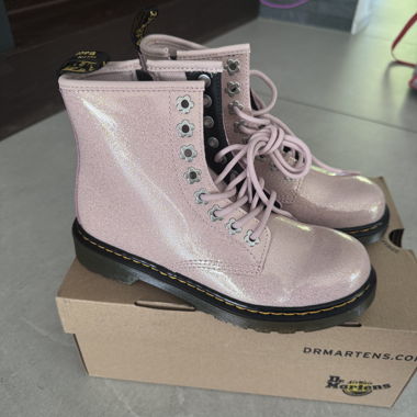 Stivaletti Dr. Martens rosa