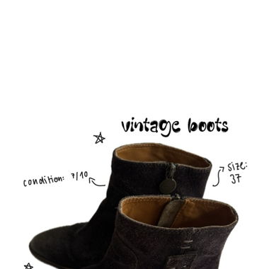 brown vintage boots 