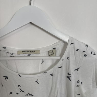 T-shirt à motif d’oiseaux