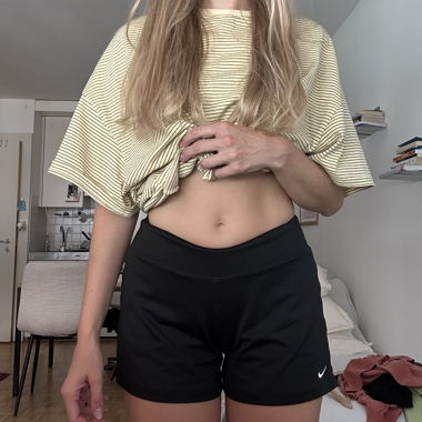 Nike black sports shorts