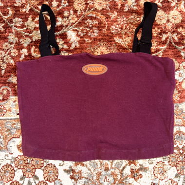 Puma Crop Top Bordeaux