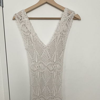 langes Häkelkleid von emmaoclothing