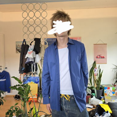 Chemise Olymp bleue Nr.6